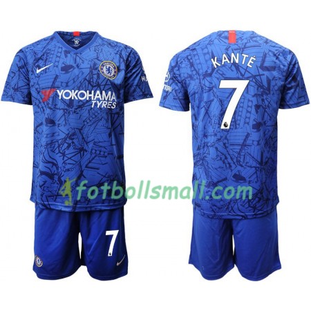 Chelsea Fotbollströjor Kante 7 Barn Hemma tröja 2019/20 Kortärmad